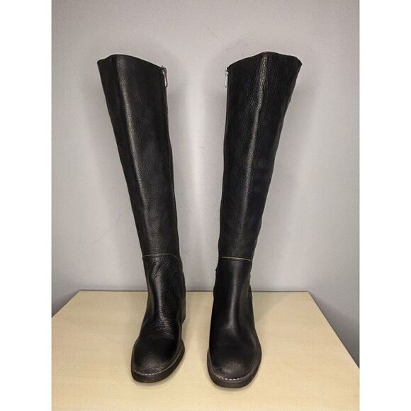 Franco Sarto Women's l-Kiana Wide Calf Knee High Boot Rustic Black Size 5.5M‎ - Picture 5 of 13